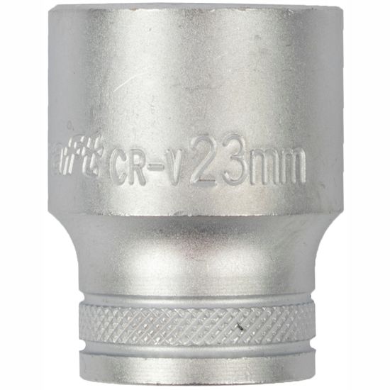 TORK CRAFT Socket 23mm X 31.8mm 1/2' Drive Crv 12 Point