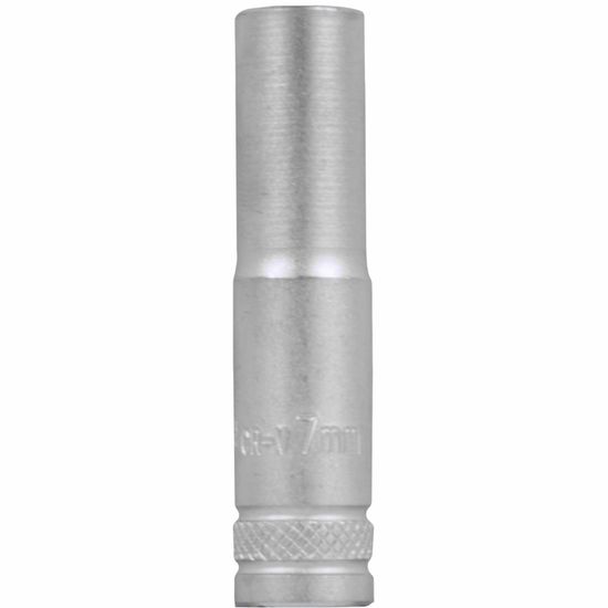 TORK CRAFT Socket 7mm 1/4' Dr Deep Socket Crv 12 Point