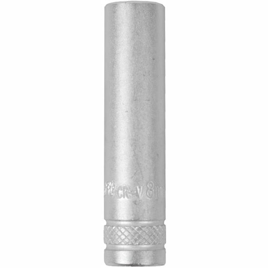 TORK CRAFT Socket 8mm 1/4' Dr Deep Socket Crv 12 Point