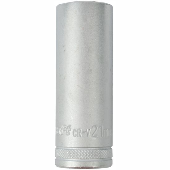 TORK CRAFT Socket 21mm 1/2' Dr Deep Socket Crv 12 Point