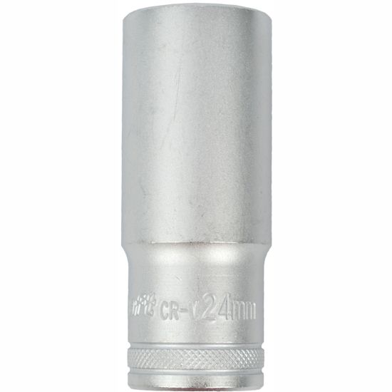 TORK CRAFT Socket 24mm 1/2' Dr Deep Socket Crv 12 Point