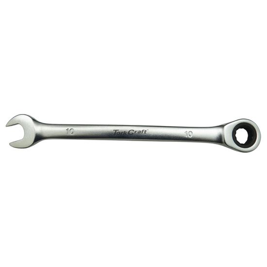 TORK CRAFT Combination Ratchet Wrench 10mm Fixed Head Spanner
