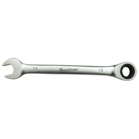 TORK CRAFT Combination Ratchet Wrench 13mm Fixed Head Spanner