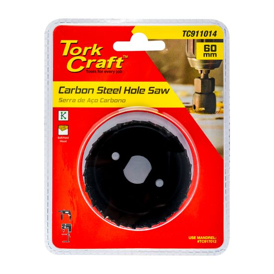 TORK CRAFT Hole Saw Carbon Steel 60mm