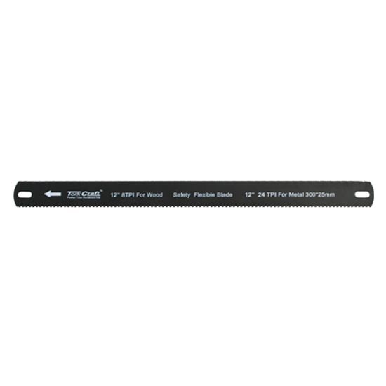 TORK CRAFT Hacksaw Blade Flexible Double Edge 300mm X 25mm Carbon Steel Tchs001