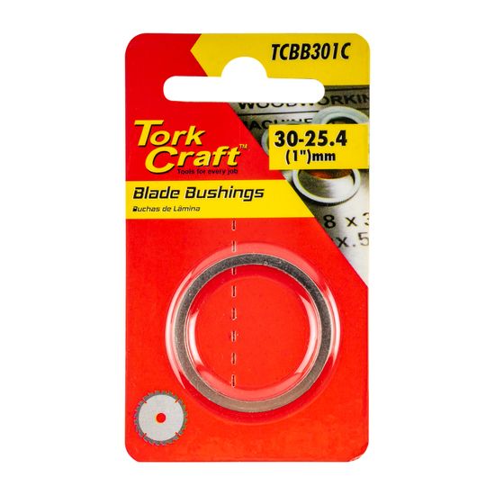 TORK CRAFT Bushing For Blades 30mm - 1' 1/card