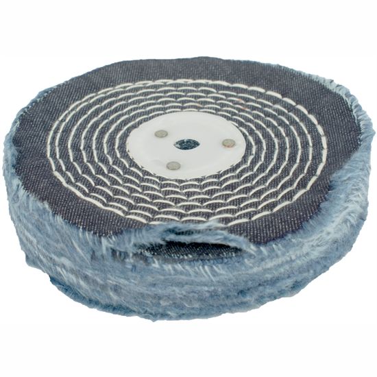 TORK CRAFT Colour Buff/mop 150mm X 2 Section X 30mm Thick 1/2' Hole