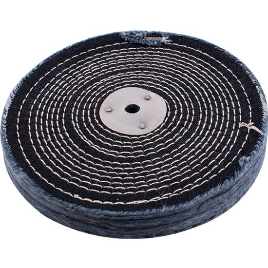 TORK CRAFT Colour Buff/mop Stitched 200mm X 2 Section 20mm Thick