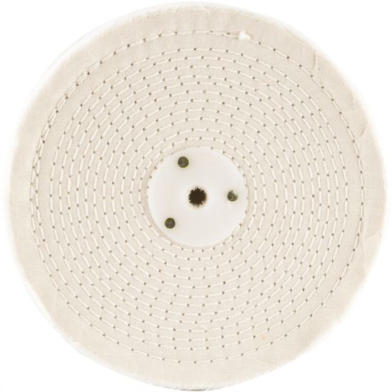 TORK CRAFT White Buff/mop 200mm X 3 Section X 30 Mm Thick 1/2' Hole