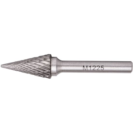 TORK CRAFT Rotary Burr Tungsten 12x25x6mm Conical Straight