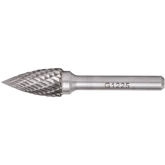 TORK CRAFT Rotary Burr Tungsten 12x25x6mm Conical Curved