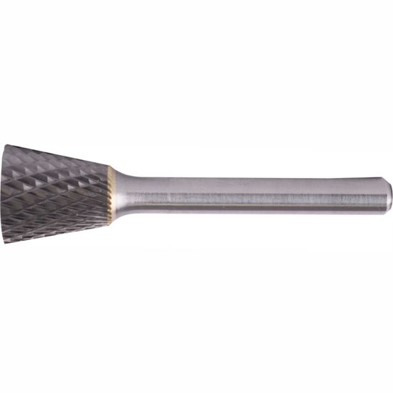 TORK CRAFT Rotary Burr Tungsten 16x6x16mm Inverted Cone