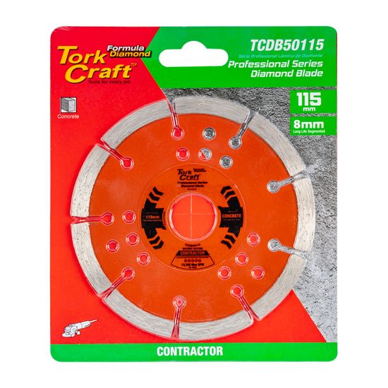 TORK CRAFT Diamond Blade Multi Purp. 115mm Hard & Soft Mat.