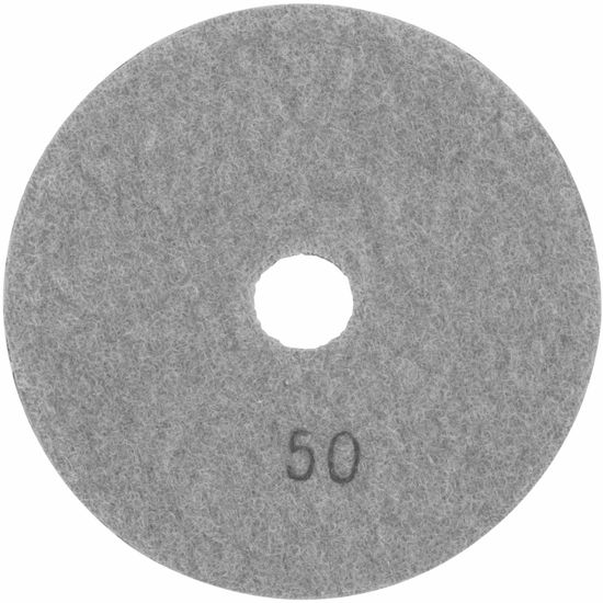 TORK CRAFT 100mm Diamond Wet Polishing Pad 50 Grit Grey