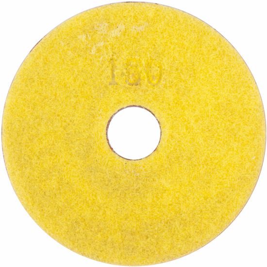 TORK CRAFT 100mm Diamond Wet Polishing Pad 150 Grit Yellow