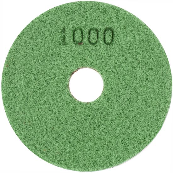 TORK CRAFT 100mm Diamond Wet Polishing Pad 1000 Grit Dark Green