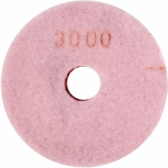 TORK CRAFT 100mm Diamond Wet Polishing Pad 3000 Grit Pink