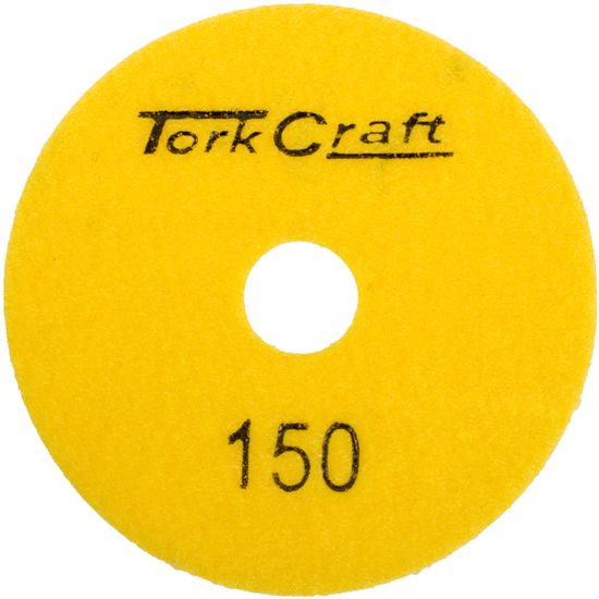 TORK CRAFT 100mm Diamond Polishing Pad 150 Grit Dry Use