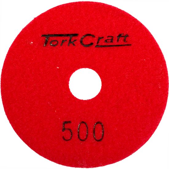 TORK CRAFT 100mm Diamond Polishing Pad 500 Grit Dry Use