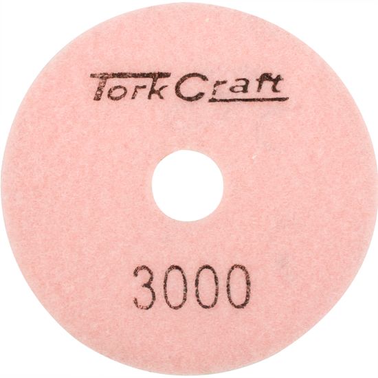 TORK CRAFT 100mm Diamond Polishing Pad 3000 Grit Dry Use