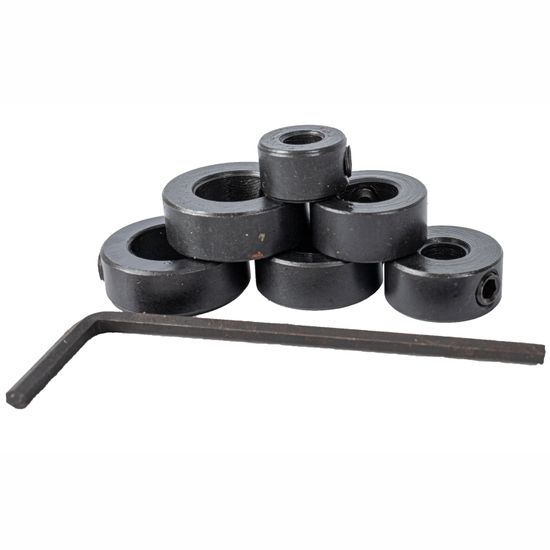 TORK CRAFT  TORK CRAFT 7pc Drill Stop Set (5.6.8.10.11.12mm) C/w Allen Key
