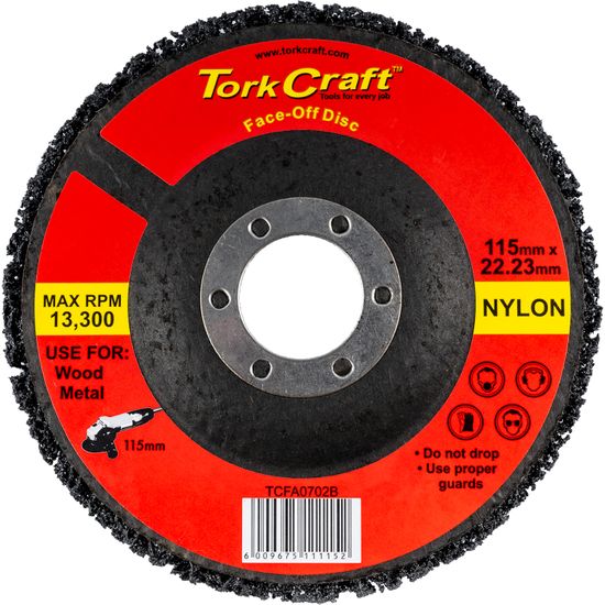 TORK CRAFT Face Off Cup Disc 100x22.22mm For A/grinder Bulk