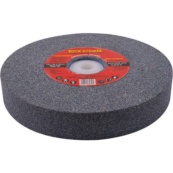 TORK CRAFT Grinding Wheel 150x25x32mm Bore Fine 60gr W/bushes For Bench Grinder