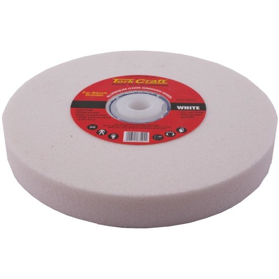 TORK CRAFT Grinding Wheel 250 X 40 X 50.8mm Bore Coarse 36g White