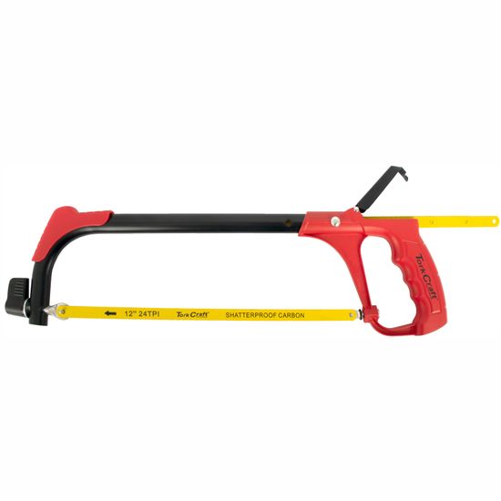 TORK CRAFT Aluminum Alloy Hacksaw Frame 300mm C/w 1 + 3 Free Blades TORK CRAFT