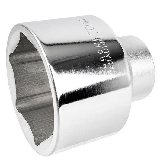 TORK CRAFT Socket 70mm 1' Drive Crv Hex