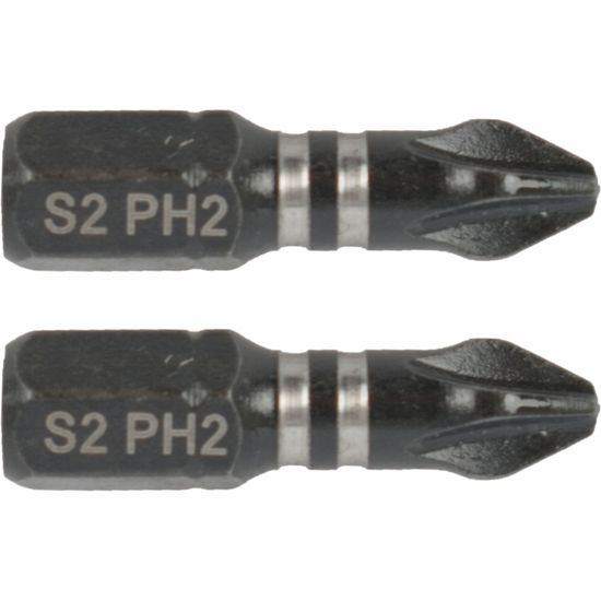 TORK CRAFT Impact Phil.2 X 25mm Ins.bit 2/card Ph2