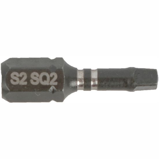 TORK CRAFT Impact Square Sq No.2 X 25mm Ins Bit Bulk