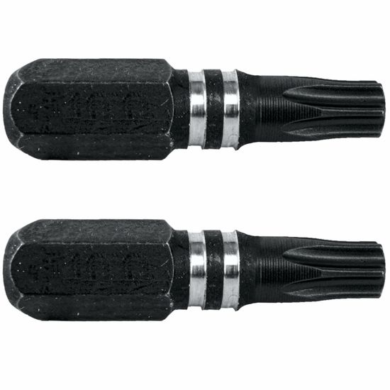 TORK CRAFT Torx Tx 4 Impact Insert Bit 25mm 2pc Carded