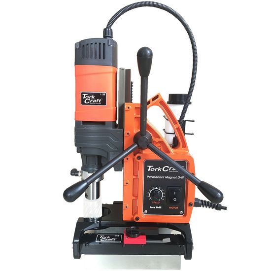 TORK CRAFT Mag Base Perm. Core 35mm Drill 810rpm 16000n 210mm Stroke 220v