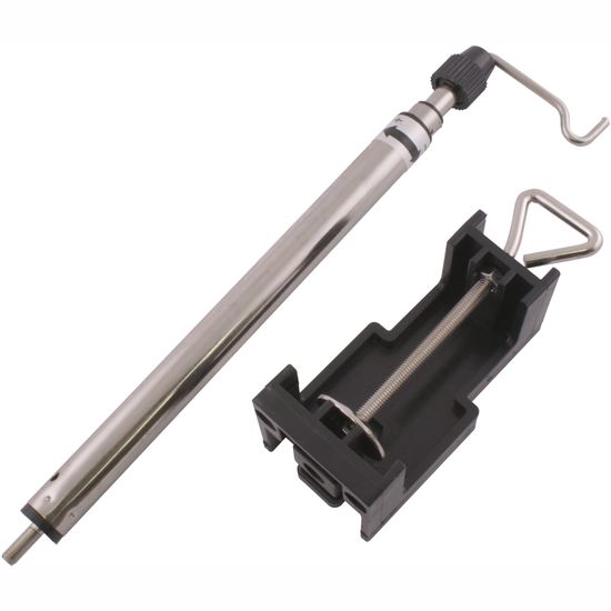 TORK CRAFT Mini Rotary Tool Hanging Stand Telescopic Hanging Hook With Desk Clamp