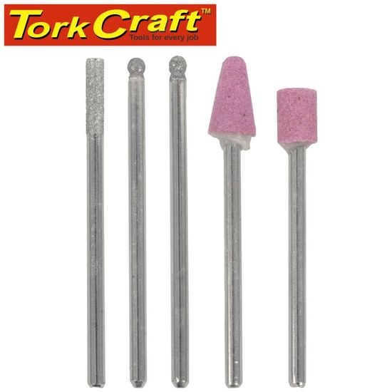 TORK CRAFT Mini Rotary Tool Kit 5pc 3v 2 X Aa Bat Incl.