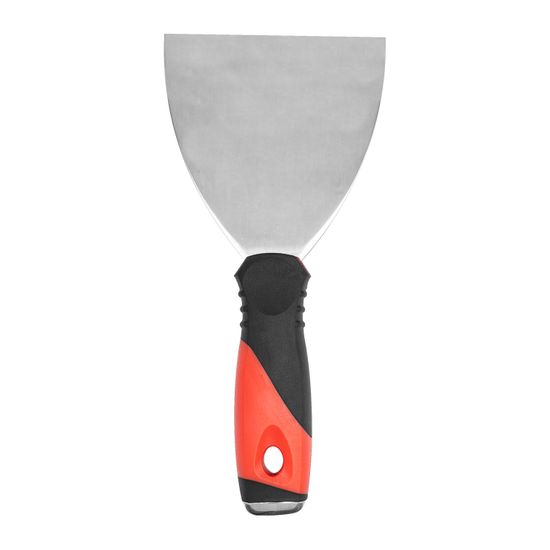TORK CRAFT Putty Knife 100mm S/steel Blade Soft Grip Steel Cap
