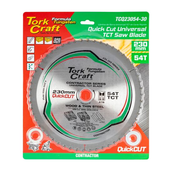 TORK CRAFT Universal Quick Cut Tct Blade 230x54t 30-20