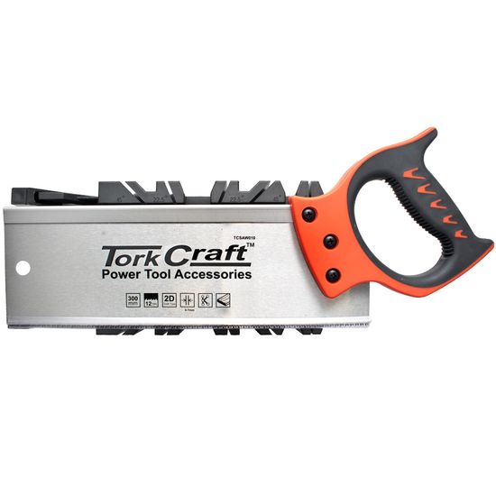 TORK CRAFT Back Saw Mitre Box Set Multi Angle 300mm