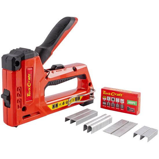 TORK CRAFT Staple Gun 4-in-1 Jt21 6-14mm With 400pc