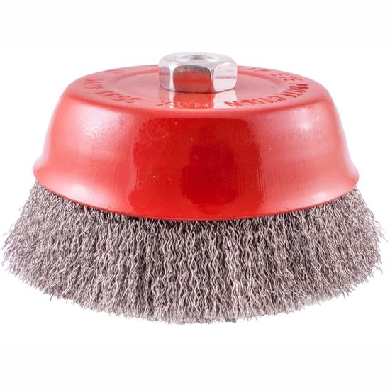 TORK CRAFT Wire Cup Brush 150 X M14 Crimped Stainless Steel Tcw