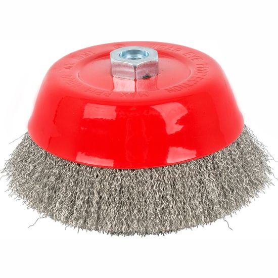 TORK CRAFT Wire Cup Brush 150 X M14 Crimped Stainless Steel Bulk Tcw