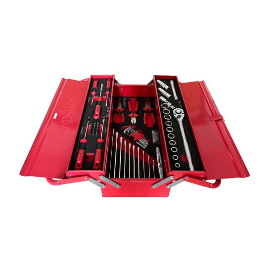TORK CRAFT Cantilever Tool Box Compact Box 71pc 3 Tray 365 X 255 X 265mm 1/2&rdquo;