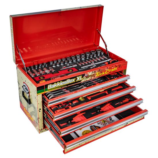 Top Tool Box 254pc 4 Drawer 660x310x380mm Pro Box Bakkies Xl