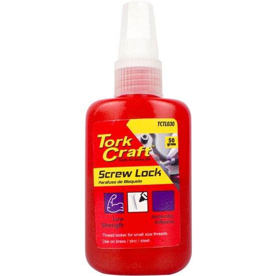 TORK CRAFT Screw Lock Low Strength For Small Sized Threads - Purple - 50g