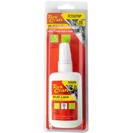 TORK CRAFT Multi Metal Lock High Strength Bond & Sealing 50g Blister Card