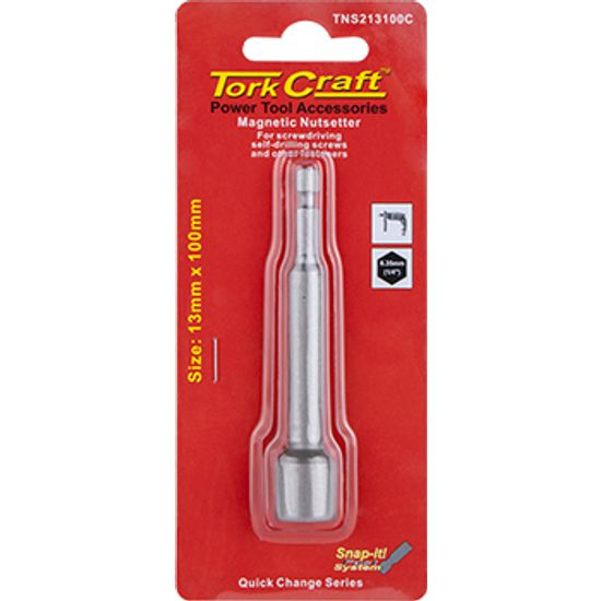 TORK CRAFT Nutsetter Magnetic 13mmx100mm 1/card