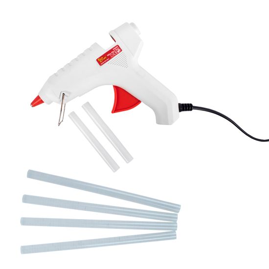 TORK CRAFT Glue Gun 40w 11mm Tcgg05002 C/w Glue Stick 11 X 200mm 12pc Tcgs11200-0