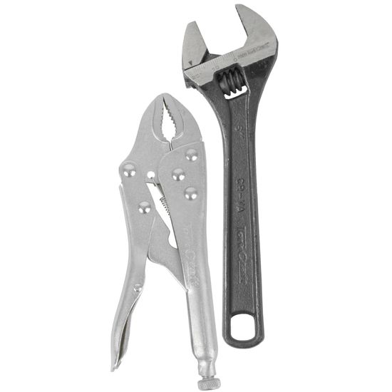 TORK CRAFT Plier Locking 170mm Tc570170 C/w Shifting Spanner 150mm Tc52006