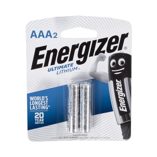 ENERGIZER Ultimate Lithium: Aaa - 2 Pack